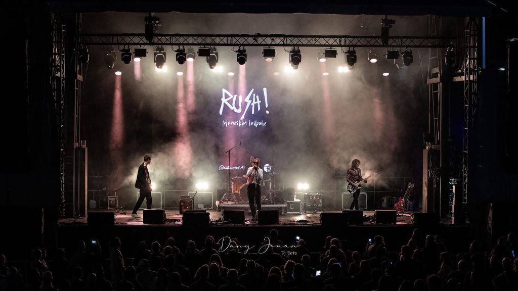 RUSH! concert Måneskin tribute Belgique scène